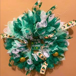St.Patricks Day Wreath Front door decor